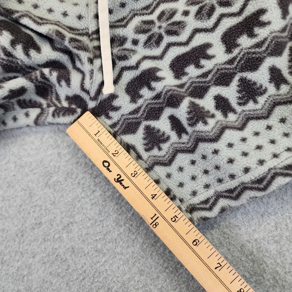 Chubbies Mens XXL 2XL Fleece Lounge Shorts Gray Fair Isle Bear Sweat Shorts